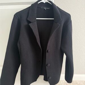 Nordstrom Black Blazer Classic Tailored Suit Jacket by Amanda and Chelsea